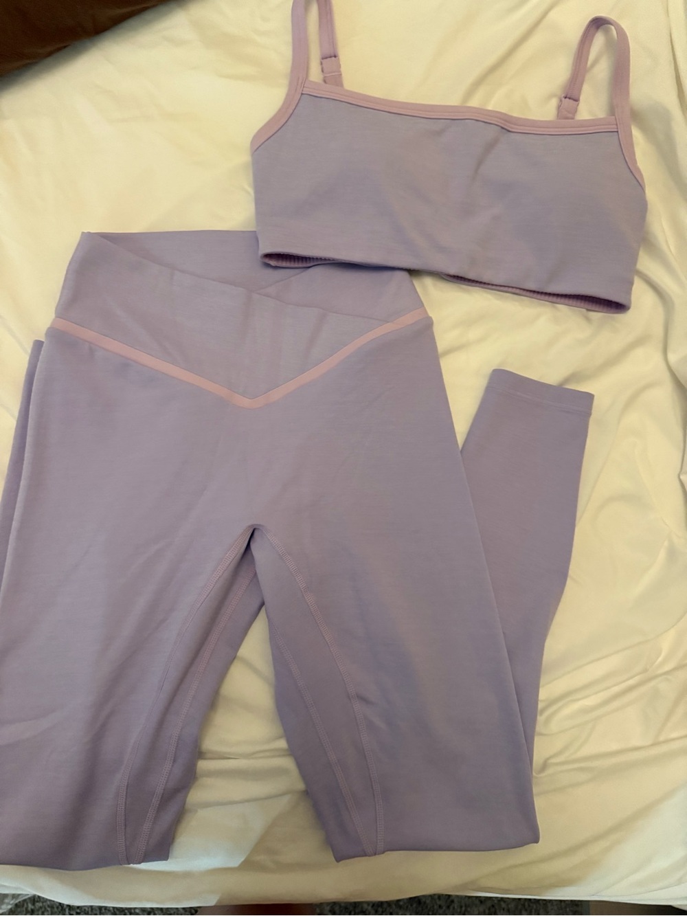 Lavender High-Waist Seamless Leggings